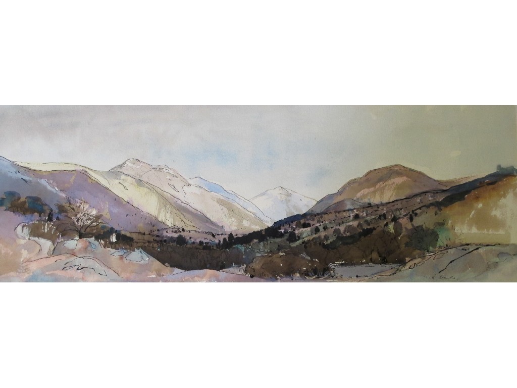 Appraisal: TOM HOVELL SHANKS RSW RGI b GLEN LYON Watercolour signed