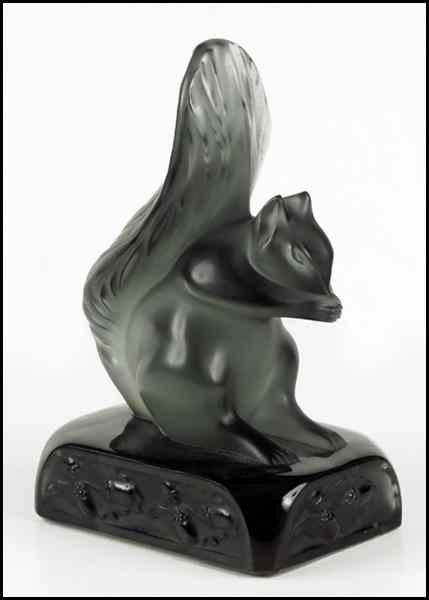 Appraisal: LALIQUE FROSTED GLASS SQUIRREL Height '' Condition No Specific Condition