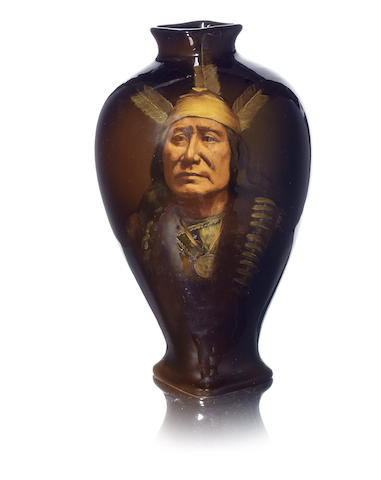 Appraisal: STURGIS LAURENCE - for Rookwood 'Rushing Eagle' a Vase of