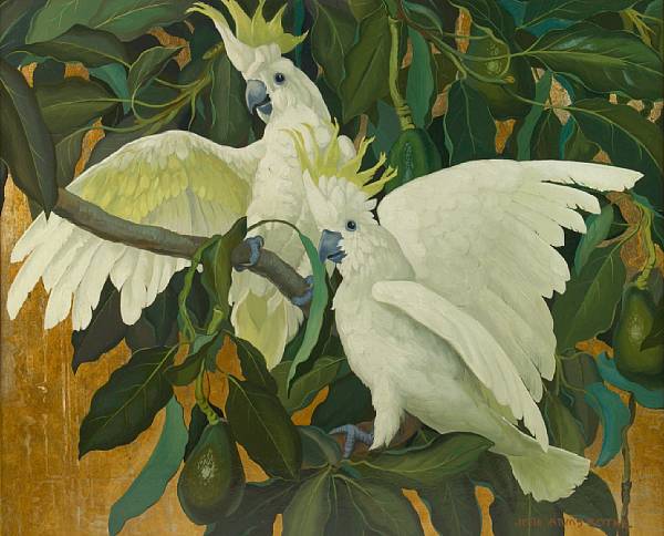 Appraisal: Jessie Arms Botke American - A Pair of Cockatoos signed