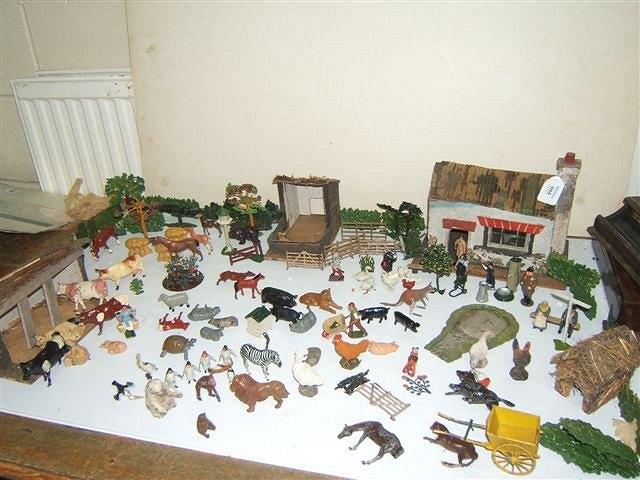 Appraisal: A QUANTITY OF VARIOUS BRITAINS FARM ANIMALS and a number