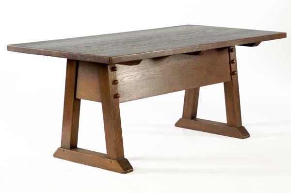 Appraisal: GUSTAV STICKLEY Director s table no Branded mark x x