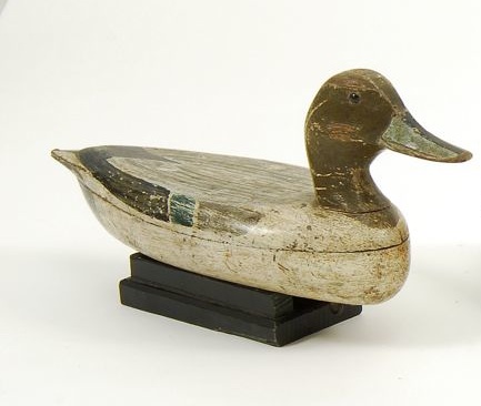 Appraisal: HOLLOW-CARVED PINTAIL DRAKE DECOY Illinois River area Unknown carver Old