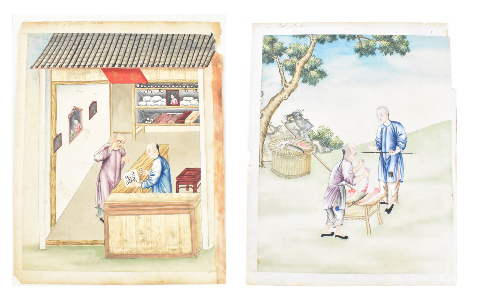 Appraisal: Chinese canton style painting of figures th C The first