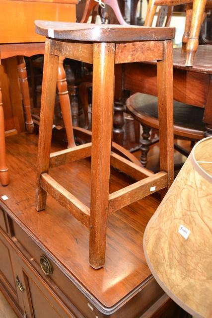 Appraisal: A PAIR OF RUSTIC STOOLS