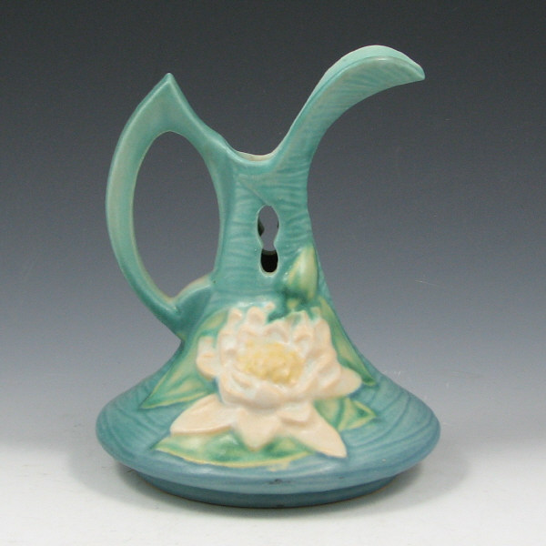 Appraisal: Roseville Water Lily - Ewer - Mint Roseville Water Lily