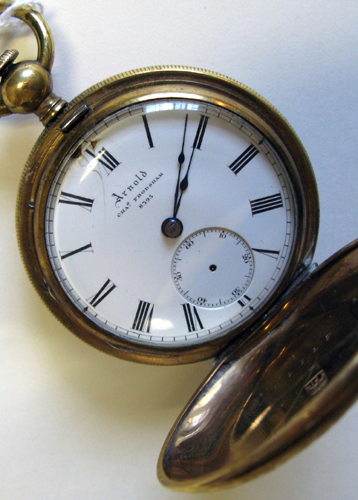 Appraisal: AN ENGLISH HUNTER CASE POCKET WATCH Charles Frodsham watch maker