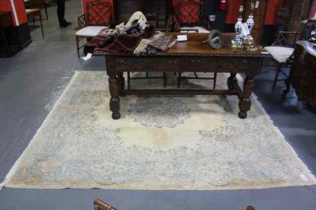 Appraisal: Handmade Kirman Carpet From a Scarsdale NY location Dimensions '