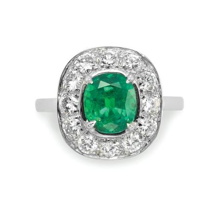 Appraisal: Emerald and Diamond Ring Estimate -