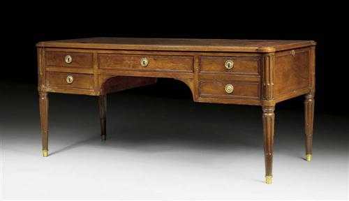 Appraisal: BUREAU-PLAT late Louis XVI in the style of J F