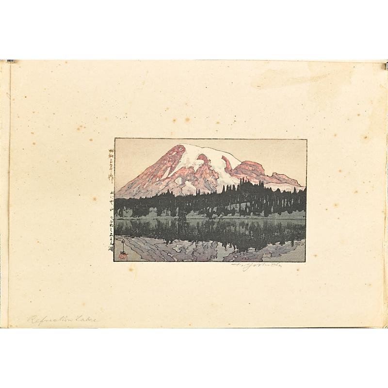 Appraisal: HIROSHI YOSHIDA Japanese - Two woodblock prints New York and