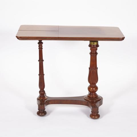 Appraisal: Victorian Mahogany Reading Stand on trestle base with adjustable height