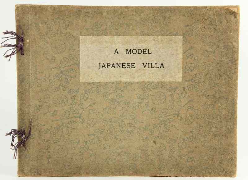 Appraisal: Rare Japanese Architecture BookOgawa K A MODEL JAPANESE VILLA no