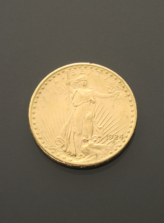 Appraisal: U S St Gaudens Twenty-Dollar Gold Coin Dated