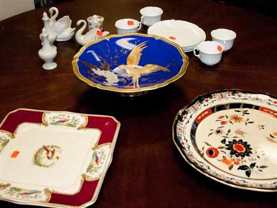 Appraisal: Group of assorted porcelain articles including Rosenthal compotes Mason's ironstone