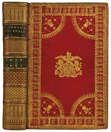 Appraisal: BINDINGS The Journals of the House of Commons of The