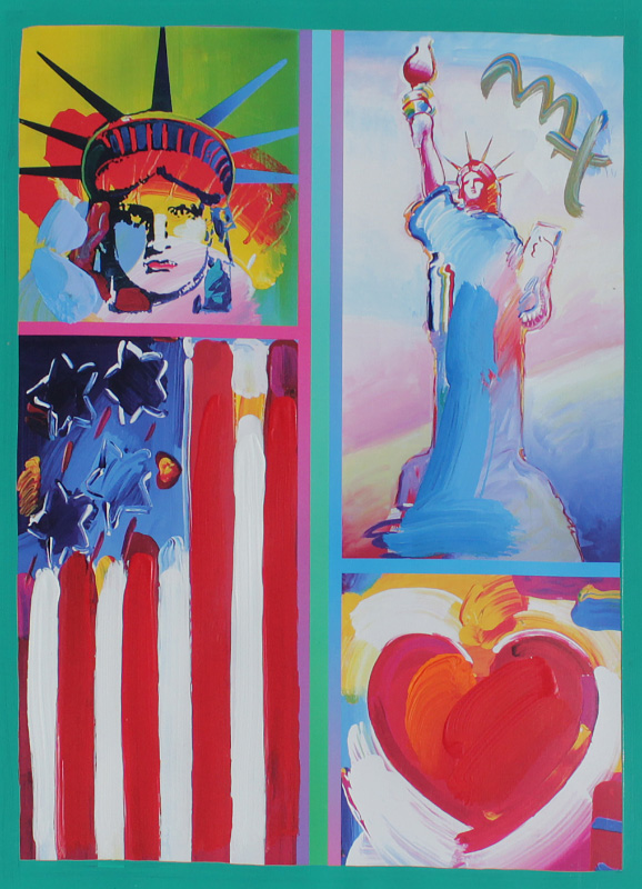 Appraisal: MAX Peter American - ''Two Liberties'' From the Patriotic Series