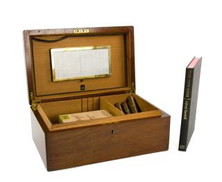 Appraisal: AN ALFRED DUNHILL MAHOGANY HUMIDOR AN ALFRED DUNHILL MAHOGANY HUMIDOR