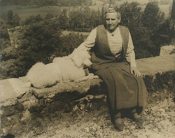 Appraisal: Carl van Vechten American - Gertrude Stein on the Terrace