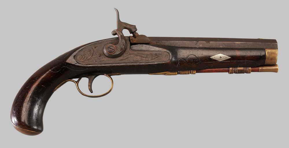 Appraisal: Tennessee Percussion Pistol American early th century mid th century