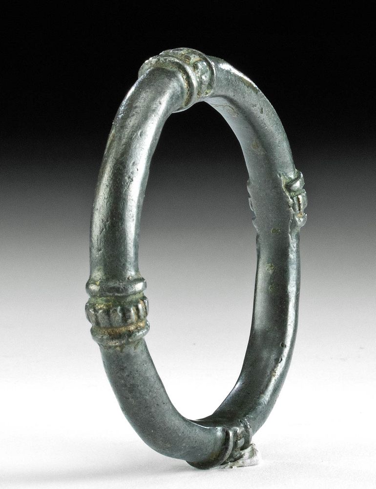 Appraisal: Wearable Luristan Bronze Bracelet Ancient Near East Northwestern Iran Luristan