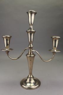 Appraisal: Empire Weighted Sterling Silver light Candelabra Empire Weighted Sterling Silver