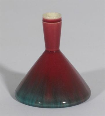 Appraisal: A Linthorpe Pottery miniature vase designed by Dr Christopher Dresser