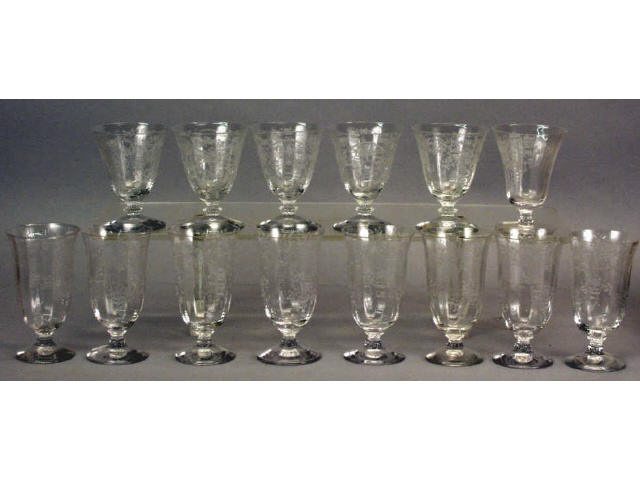 Appraisal: Collection of Elegant glass depression era compotes in clear glass