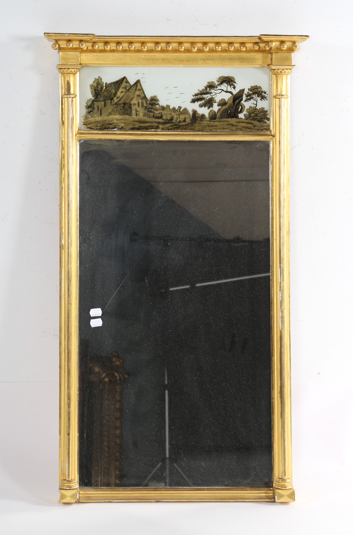 Appraisal: Gilt wall mirror Undernumber