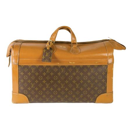 Appraisal: Louis Vuitton Monogram Toile and Leather Gladstone Bag Estimate -