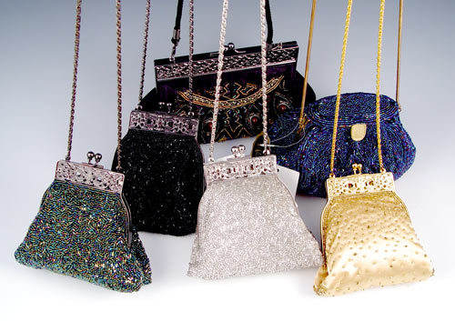 Appraisal: LOT OF BEADED EVENING PURSES All are in new condition