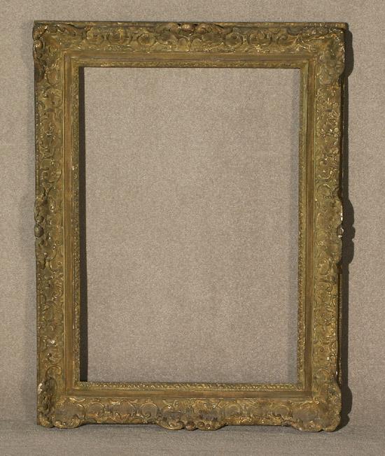 Appraisal: Louis XV Style Gilt Composition Frame th Century Sight size