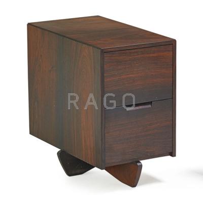 Appraisal: GEORGE NAKASHIMA Rosewood file cabinet Condition Report