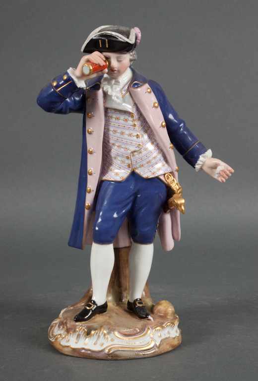 Appraisal: Meissen porcelain figure of an th century gentleman with a