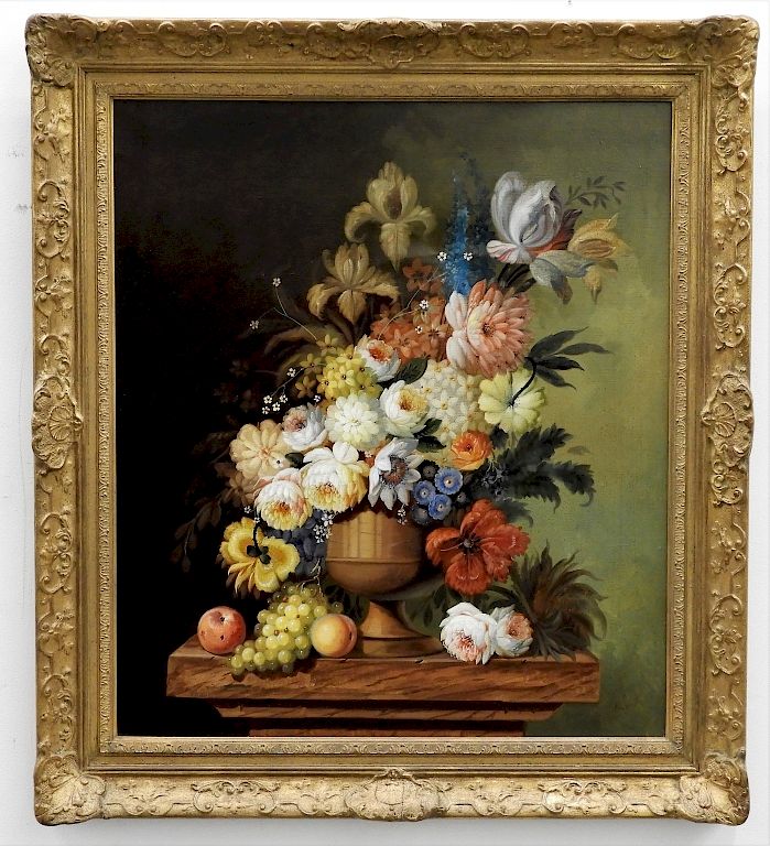 Appraisal: Jeannine Albert O C Classical Still Life Painting Jeannine Albert