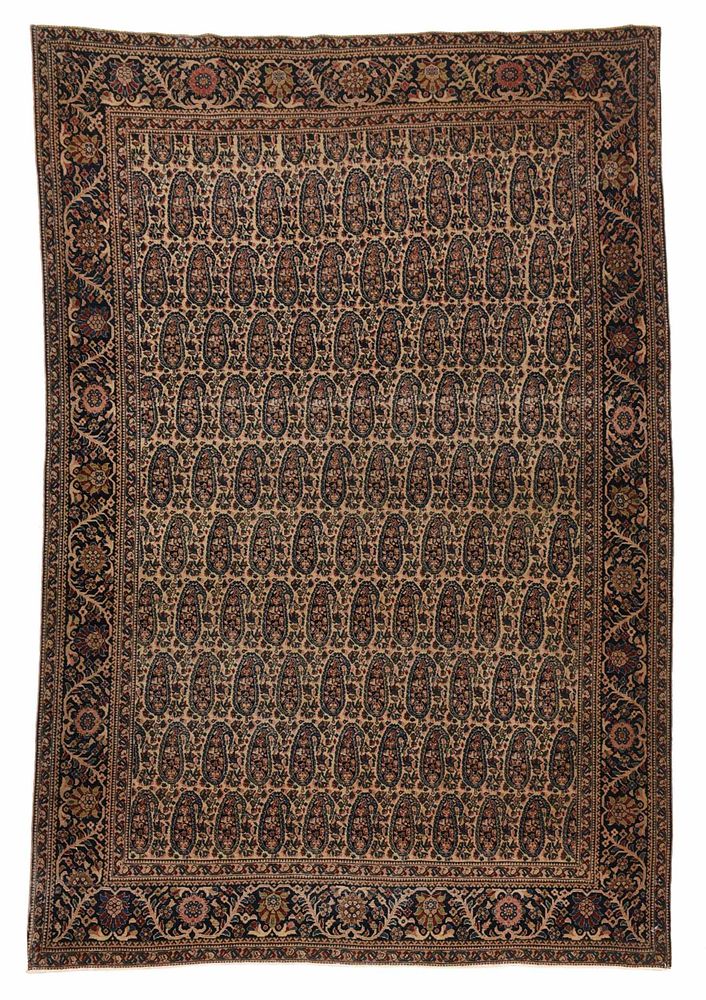 Appraisal: Feraghan Sarouk Rug Persian early to mid th century ivory