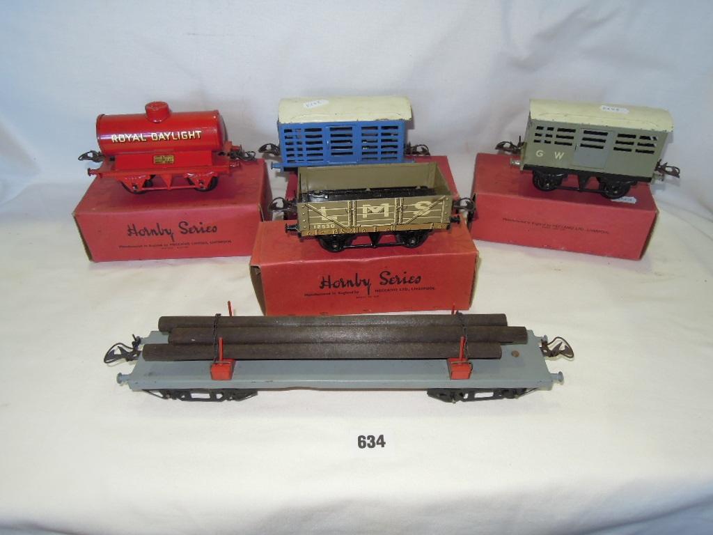 Appraisal: A good collection of Hornby O gauge tin plate rolling