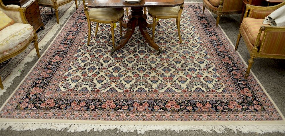 Appraisal: Oriental room size rug ' x ' Oriental room size