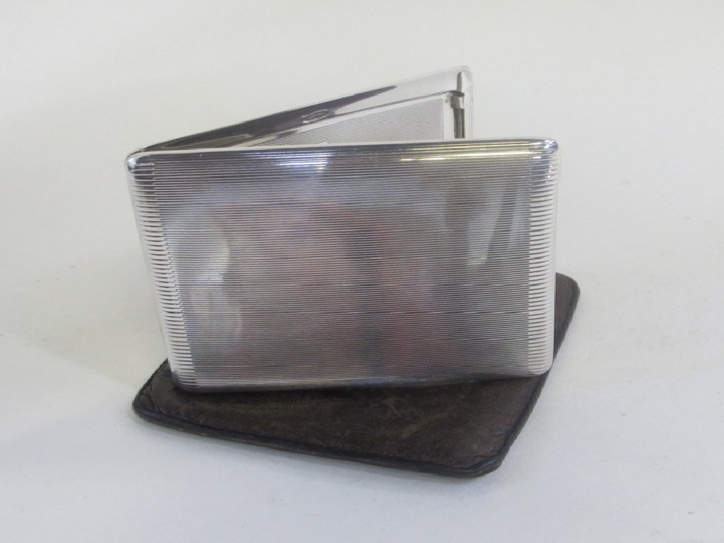 Appraisal: Silver cigarette case