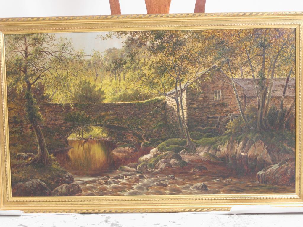 Appraisal: WILLIAM HENRY MANDER - Old Mill near Dolgelly N Wales