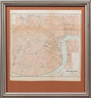 Appraisal: Wagner and Debes Map of New Orleans late th c