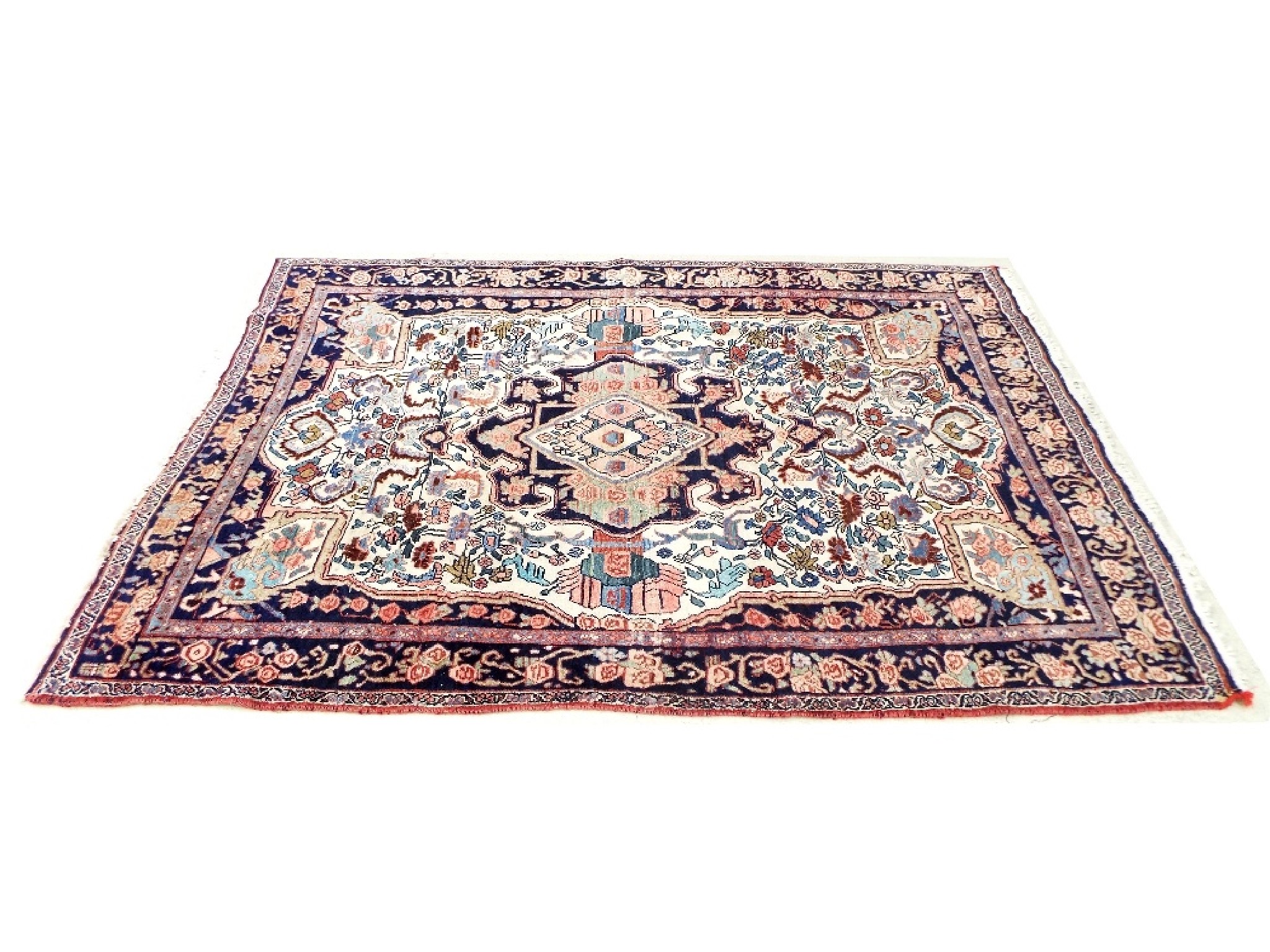 Appraisal: Antique Persian Farahan rug x