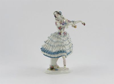 Appraisal: A Meissen model of a Russian ballerina by Paul Scheurich