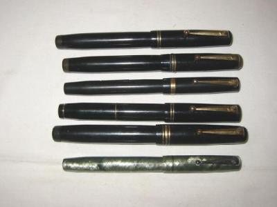 Appraisal: A SWAN MABIE TODD CO FOUNTAIN PEN with lever fill