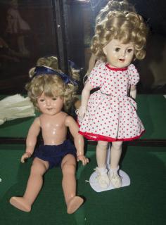 Appraisal: Dolls Shirley Temple Dolls Original without Clothes Copy with Clothes