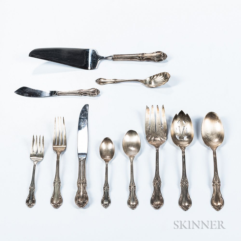 Appraisal: International Joan of Arc Pattern Sterling Silver Flatware Service International