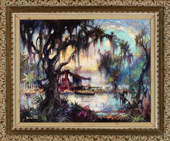 Appraisal: Colette Pope Heldner American Louisiana - Louisiana Bayou Country oil