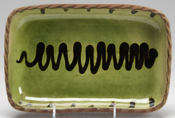 Appraisal: RAY FINCH Earthenware dish with glazed interior Provenance Collection of