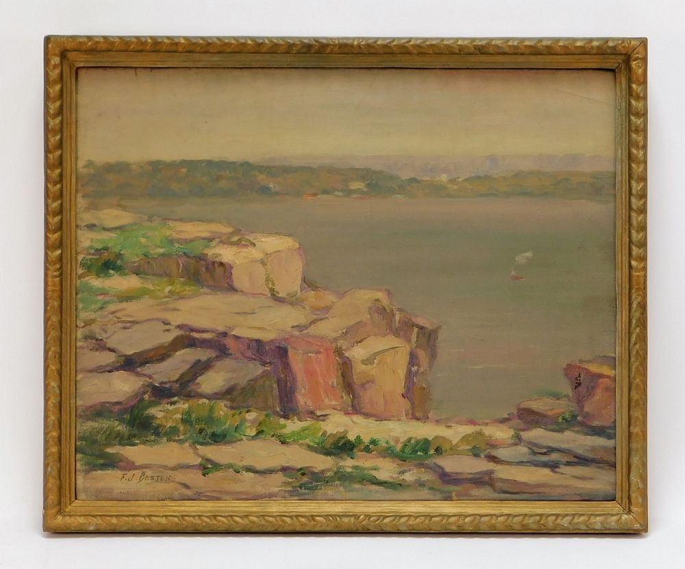 Appraisal: Frederick Boston Impressionist Landscape Painting Frederick James Boston New York