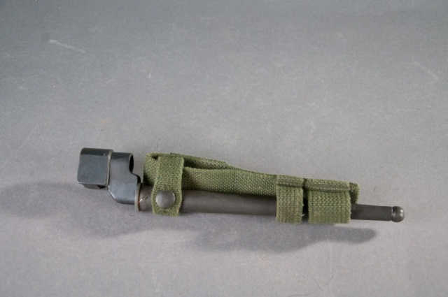 Appraisal: British No MKII Spike Bayonet with Frog Near-mint condition Provenance